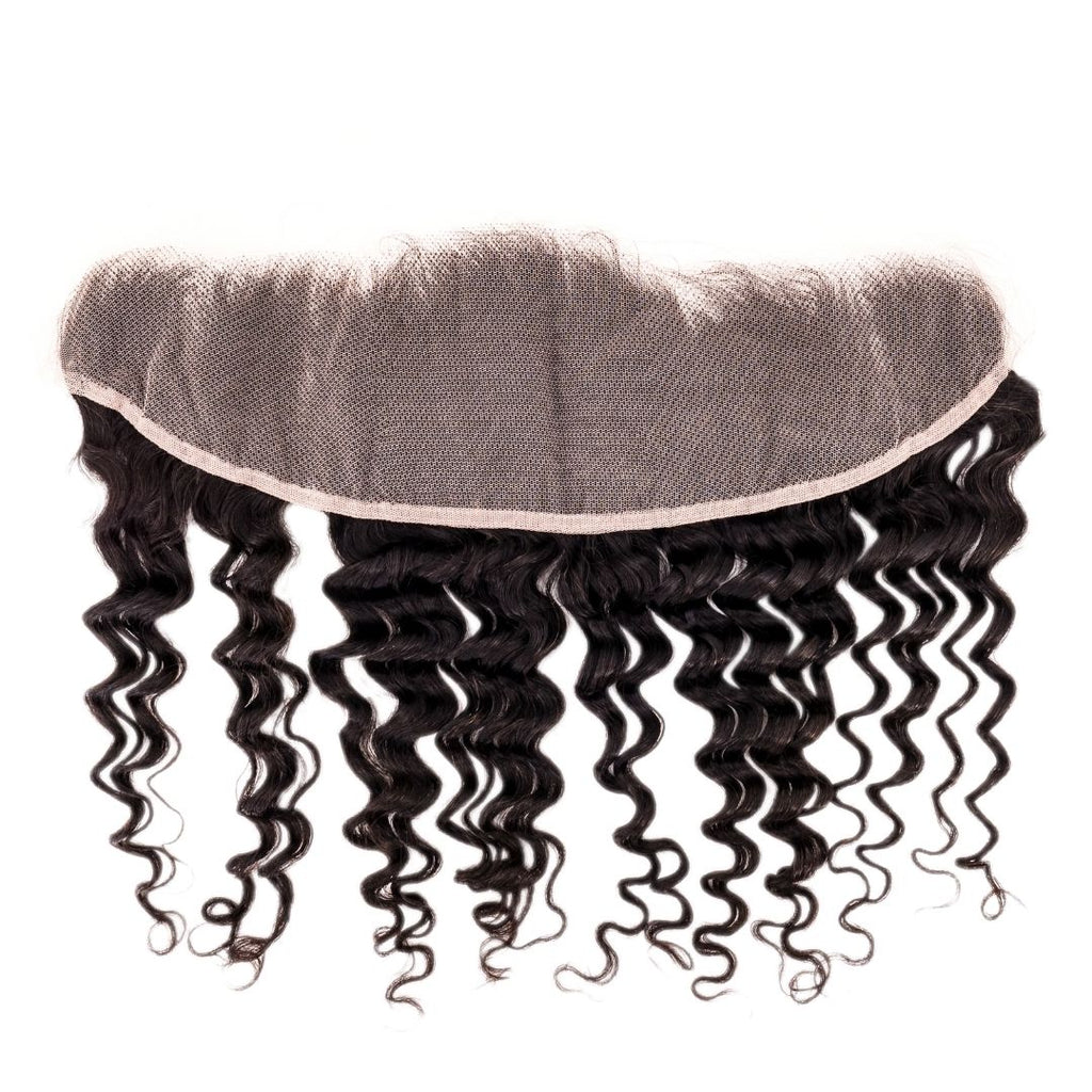Brazilian Deep Wave Transparent Lace Frontal