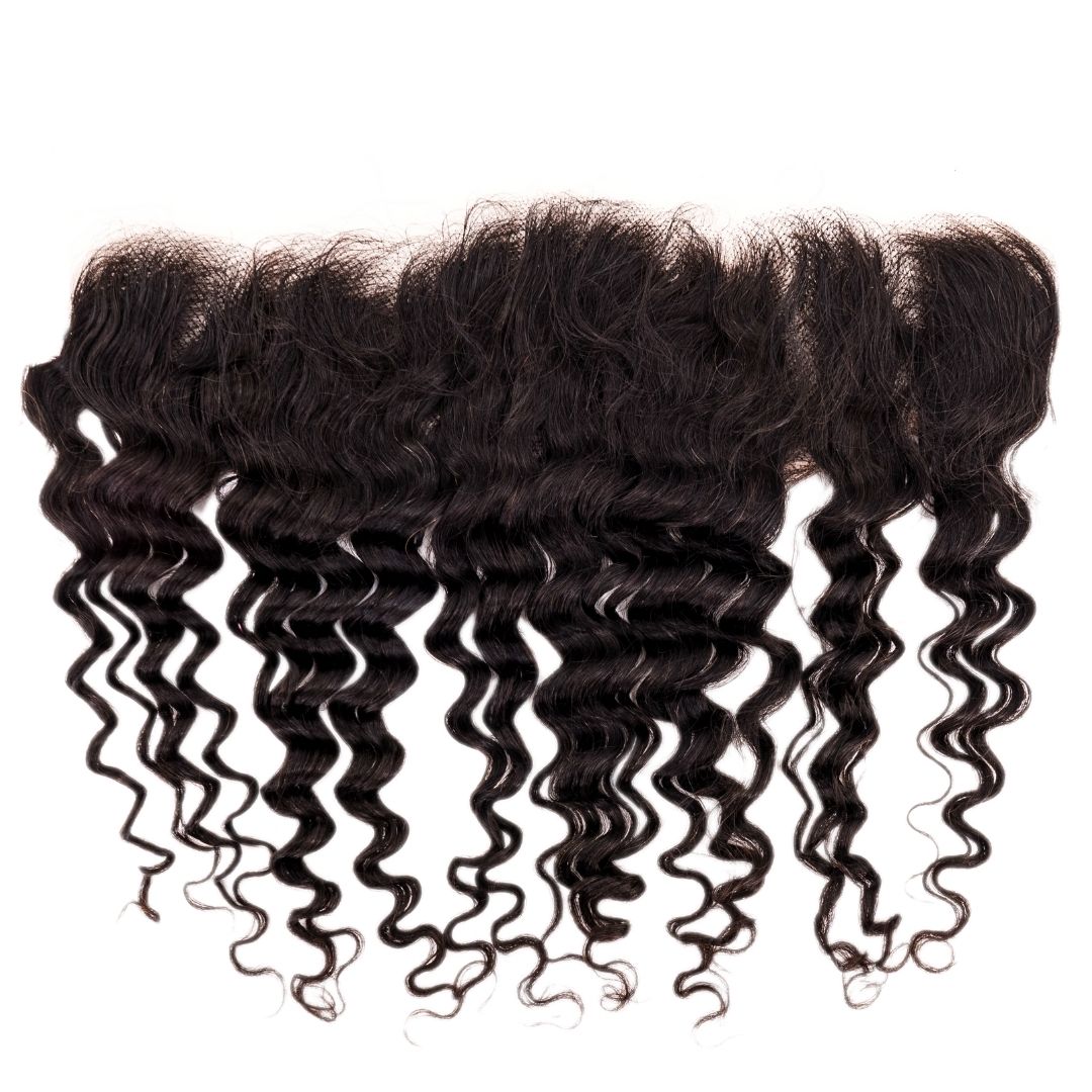 Brazilian Deep Wave Transparent Lace Frontal