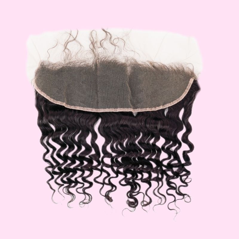 Brazilian Deep Wave Transparent Lace Frontal