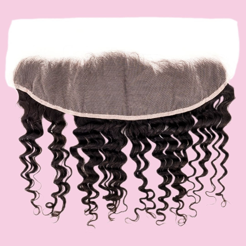 Brazilian Deep Wave Transparent Lace Frontal