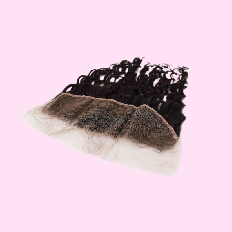 Brazilian Deep Wave Transparent Lace Frontal