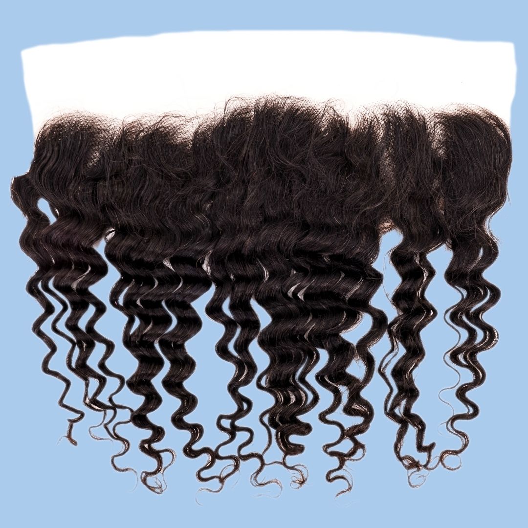 Brazilian Deep Wave Transparent Lace Frontal