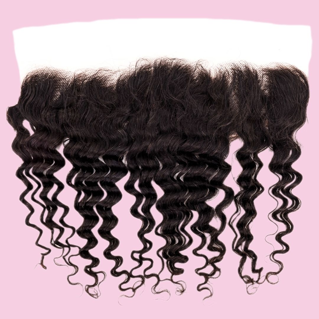 Brazilian Deep Wave Transparent Lace Frontal
