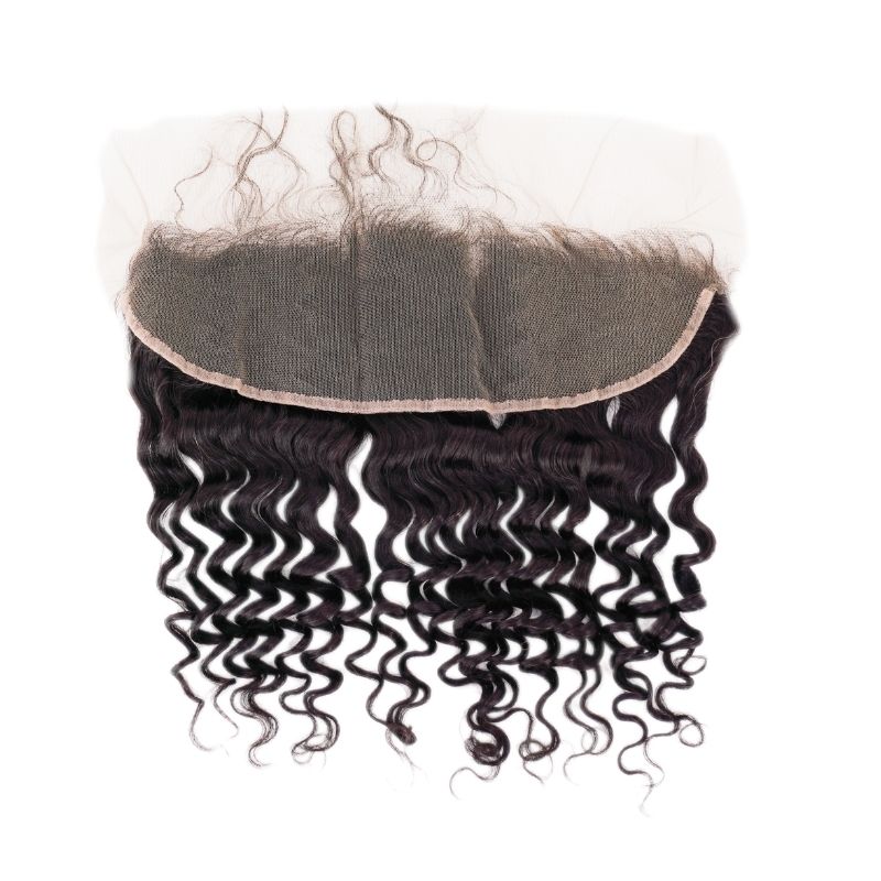 Brazilian Deep Wave Transparent Lace Frontal