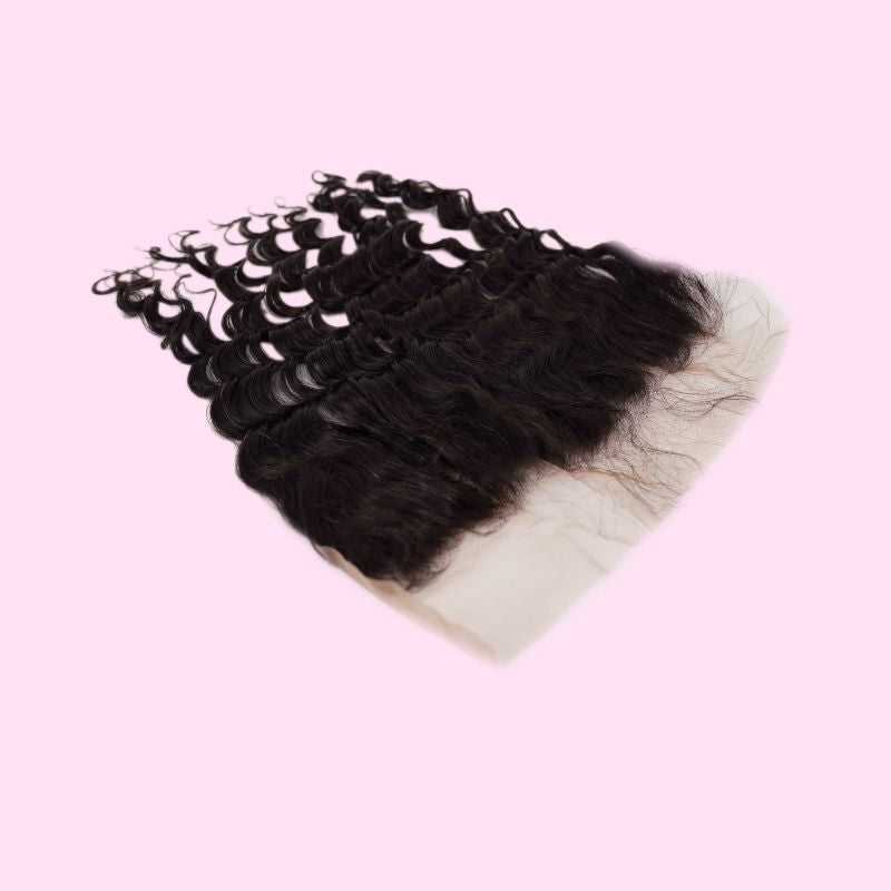 Brazilian Deep Wave Transparent Lace Frontal
