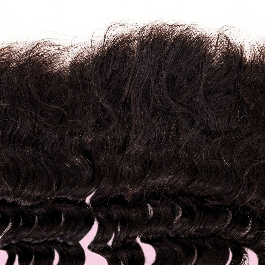 Brazilian Deep Wave Transparent Lace Frontal