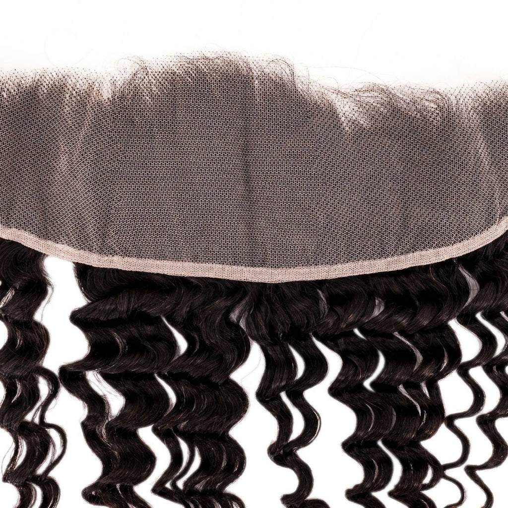 Brazilian Deep Wave Transparent Lace Frontal