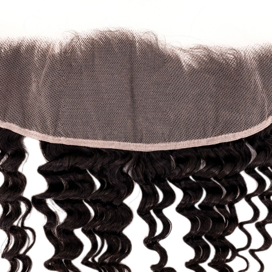 Brazilian Deep Wave Transparent Lace Frontal
